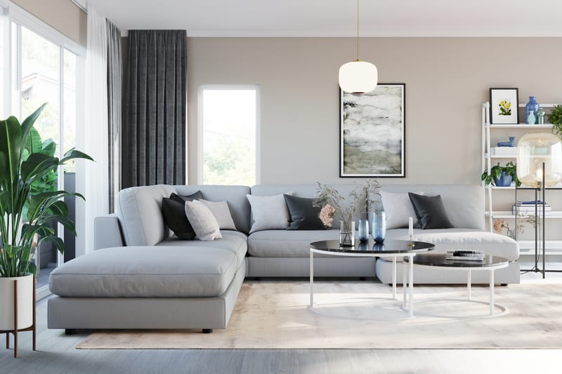 Arken 1-seters Divanmodul i Stoff - Grå - Møbler - Sofaer - Modulsofaer - Øvrige moduler til modulsofa