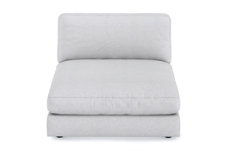 Arken 1-seters Divanmodul i Stoff - Lys grå - Møbler - Sofaer - Modulsofaer - Øvrige moduler til modulsofa