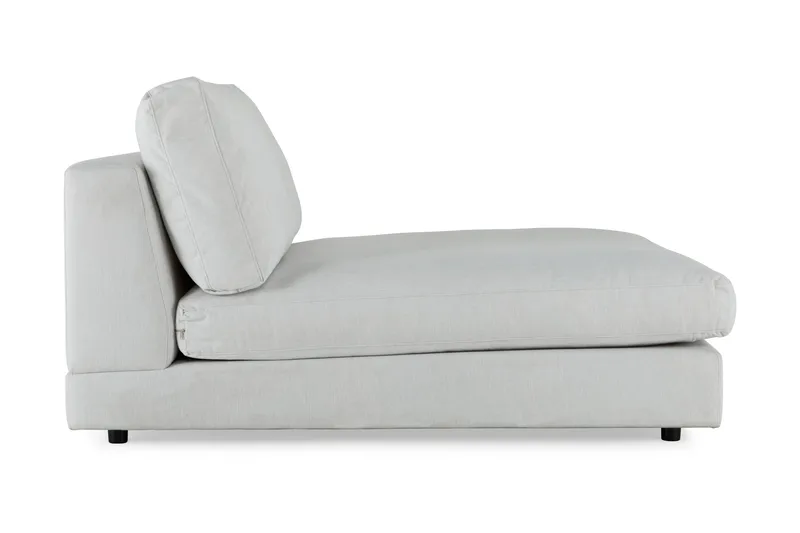 Arken 1-seters Divanmodul i Stoff - Lys grå - Møbler - Sofaer - Modulsofaer - Øvrige moduler til modulsofa