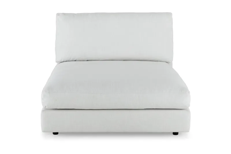 Arken 1-seters Divanmodul i Stoff - Lys grå - Møbler - Sofaer - Modulsofaer - Øvrige moduler til modulsofa