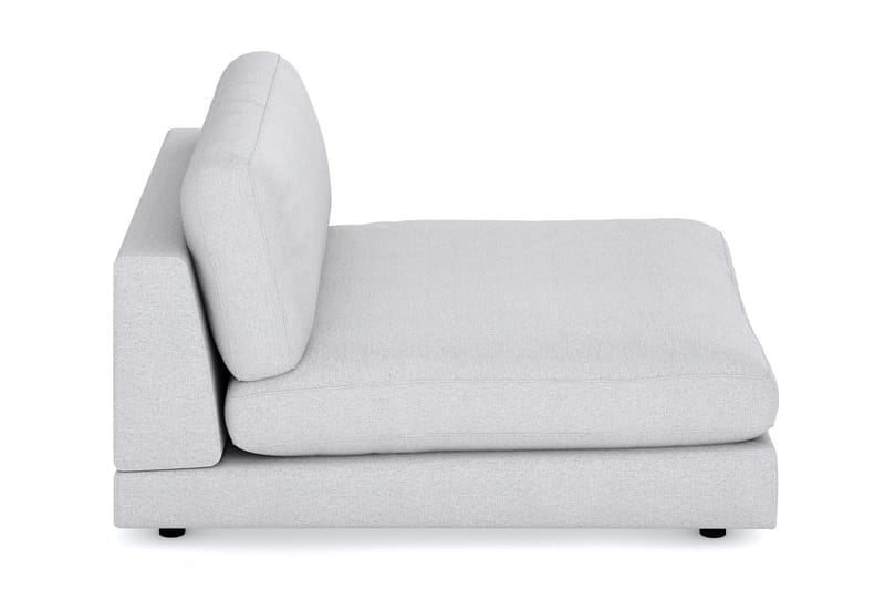 Arken 1-seters Divanmodul i Stoff - Lys grå - Møbler - Sofaer - Modulsofaer - Øvrige moduler til modulsofa