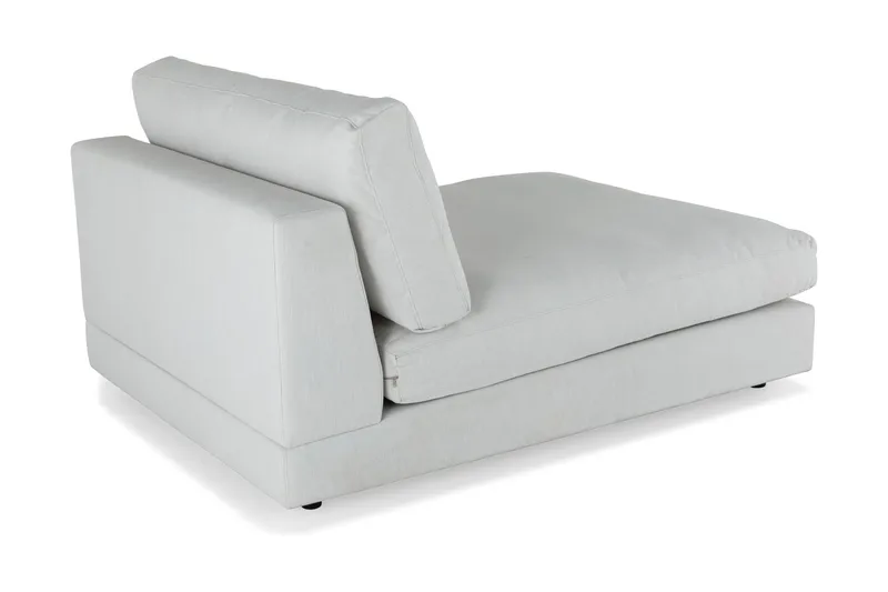 Arken 1-seters Divanmodul i Stoff - Lys grå - Møbler - Sofaer - Modulsofaer - Øvrige moduler til modulsofa