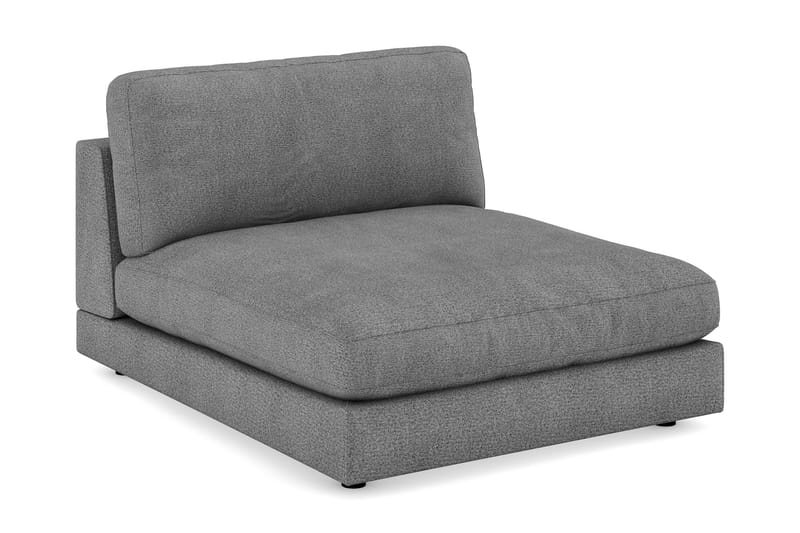 Arken 1-seters Divanmodul i Stoff - Mørk grå - Møbler - Sofaer - Modulsofaer - Øvrige moduler til modulsofa