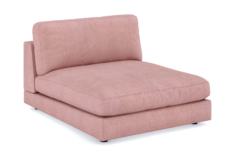 Arken 1-seters Divanmodul i Stoff - Rosa - Møbler - Sofaer - Modulsofaer - Øvrige moduler til modulsofa