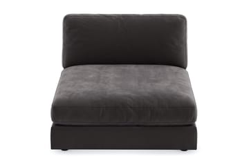 Arken 2-seters Divanmodul i Fløyel - Mørk grå - Møbler - Sofaer - Modulsofaer - Øvrige moduler til modulsofa