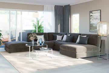 Arken 2-seters Divanmodul i Fløyel - Mørk grå - Møbler - Sofaer - Modulsofaer - Øvrige moduler til modulsofa