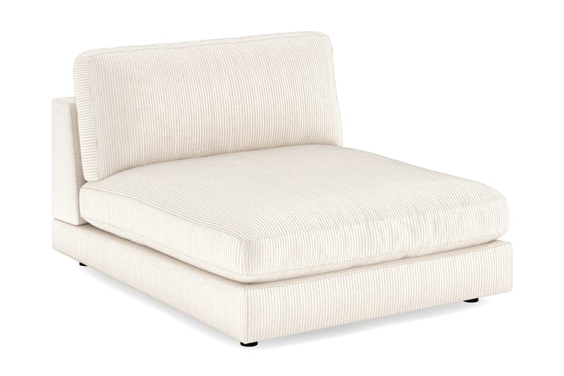 Arken 2-seters Divanmodul i Manchester - Beige - Møbler - Sofaer - Modulsofaer - Øvrige moduler til modulsofa