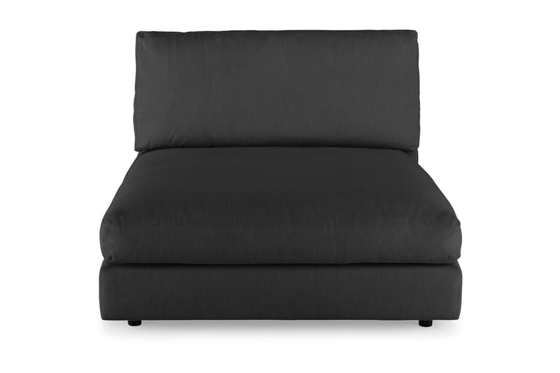 Arken 2-seters Divanmodul i Stoff - Svart - Møbler - Sofaer - Modulsofaer - Øvrige moduler til modulsofa