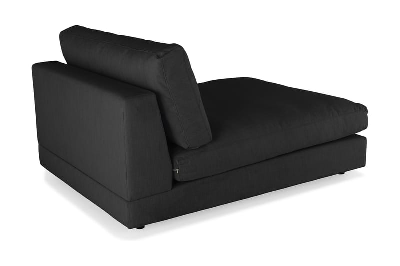 Arken 2-seters Divanmodul i Stoff - Svart - Møbler - Sofaer - Modulsofaer - Øvrige moduler til modulsofa