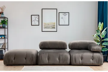 Belgin Høyremodul 95 cm - Grå - Møbler - Sofaer - Modulsofaer - Øvrige moduler til modulsofa