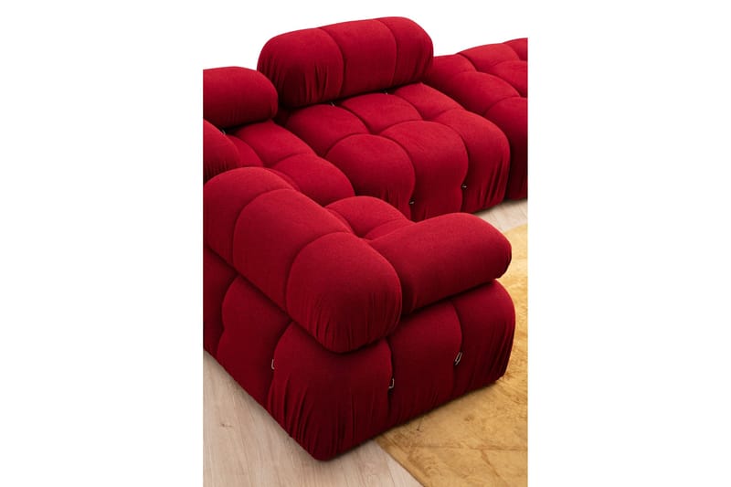 Belgin Høyremodul 95 cm - Rød - Møbler - Sofaer - Modulsofaer - Øvrige moduler til modulsofa