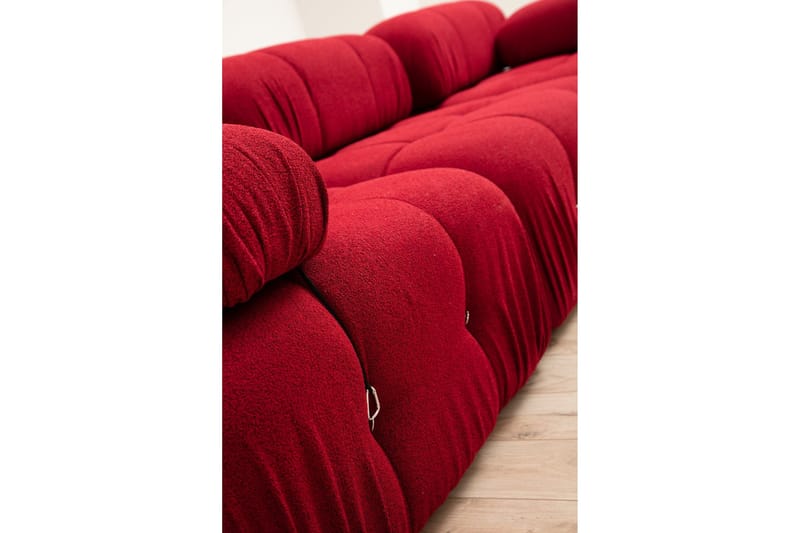 Belgin Venstremodul 95 cm - Rød - Møbler - Sofaer - Modulsofaer - Øvrige moduler til modulsofa
