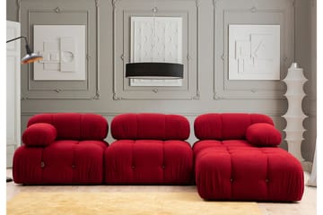 Belgin Venstremodul 95 cm - Rød - Møbler - Sofaer - Modulsofaer - Øvrige moduler til modulsofa