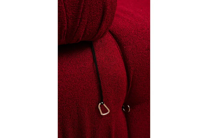 Belgin Venstremodul 95 cm - Rød - Møbler - Sofaer - Modulsofaer - Øvrige moduler til modulsofa