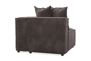 Cubo 1-seters Høyremodul i Fløyel 108 cm bred - Mørk grå - Møbler - Sofaer - Modulsofaer - Øvrige moduler til modulsofa