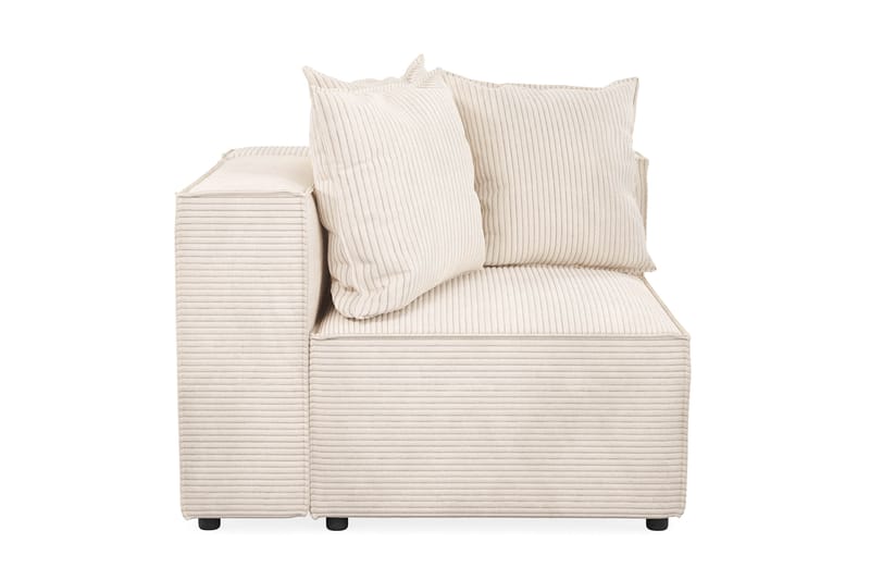 Cubo 1-seters Høyremodul i Manchester 108 cm bred - Beige - Møbler - Sofaer - Modulsofaer - Øvrige moduler til modulsofa