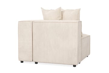 Cubo 1-seters Høyremodul i Manchester 108 cm bred - Beige - Møbler - Sofaer - Modulsofaer - Øvrige moduler til modulsofa