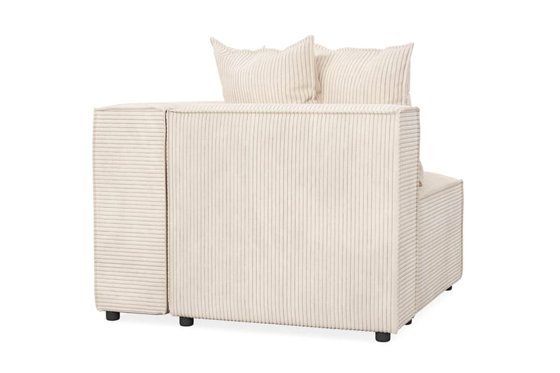 Cubo 1-seters Høyremodul i Manchester 108 cm bred - Beige - Møbler - Sofaer - Modulsofaer - Øvrige moduler til modulsofa