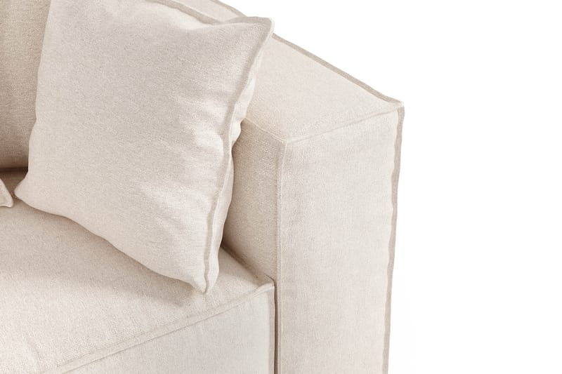 Cubo 1-seters Høyremodul i Stoff 108 cm bred - Beige - Møbler - Sofaer - Modulsofaer - Øvrige moduler til modulsofa
