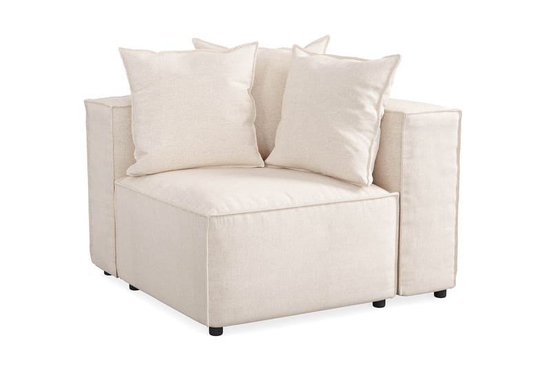 Cubo 1-seters Høyremodul i Stoff 108 cm bred - Beige - Møbler - Sofaer - Modulsofaer - Øvrige moduler til modulsofa