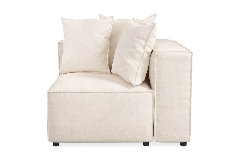 Cubo 1-seters Høyremodul i Stoff 108 cm bred - Beige - Møbler - Sofaer - Modulsofaer - Øvrige moduler til modulsofa