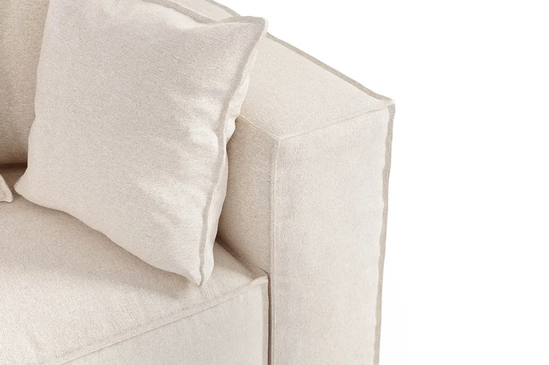Cubo 1-seters Høyremodul i Stoff 108 cm bred - Beige - Møbler - Sofaer - Modulsofaer - Øvrige moduler til modulsofa