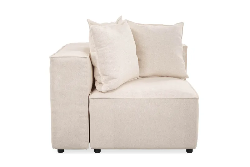 Cubo 1-seters Høyremodul i Stoff 108 cm bred - Beige - Møbler - Sofaer - Modulsofaer - Øvrige moduler til modulsofa