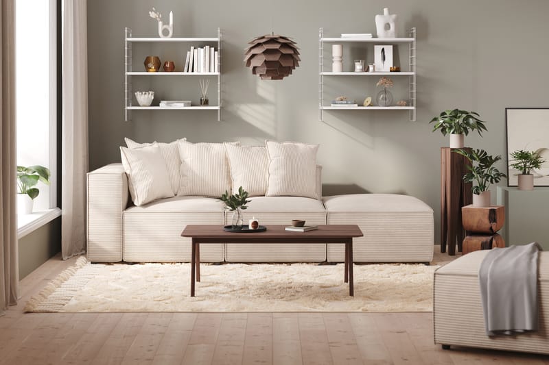 Cubo 1-seters Venstremodul i Manchester 108 cm bred - Beige - Møbler - Sofaer - Modulsofaer - Øvrige moduler til modulsofa