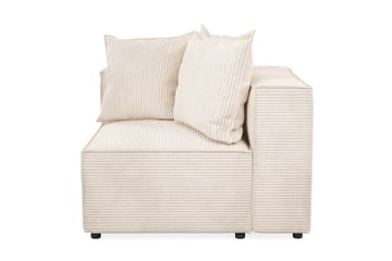 Cubo 1-seters Venstremodul i Manchester 108 cm bred - Beige - Møbler - Sofaer - Modulsofaer - Øvrige moduler til modulsofa