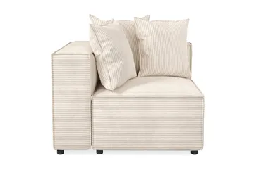 Cubo 1-seters Venstremodul i Manchester 108 cm bred - Beige - Møbler - Sofaer - Modulsofaer - Øvrige moduler til modulsofa