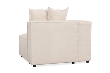 Cubo 1-seters Venstremodul i Stoff 108 cm bred - Beige - Møbler - Sofaer - Modulsofaer - Øvrige moduler til modulsofa