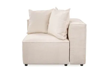 Cubo 1-seters Venstremodul i Stoff 108 cm bred - Beige - Møbler - Sofaer - Modulsofaer - Øvrige moduler til modulsofa
