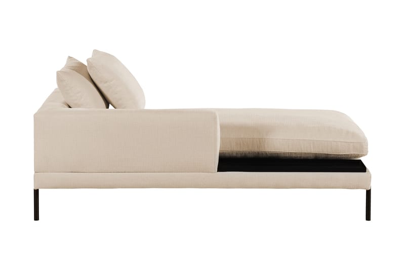 Divanmodul Treeton 92,5 cm Venstre - Beige - Øvrige moduler til modulsofa