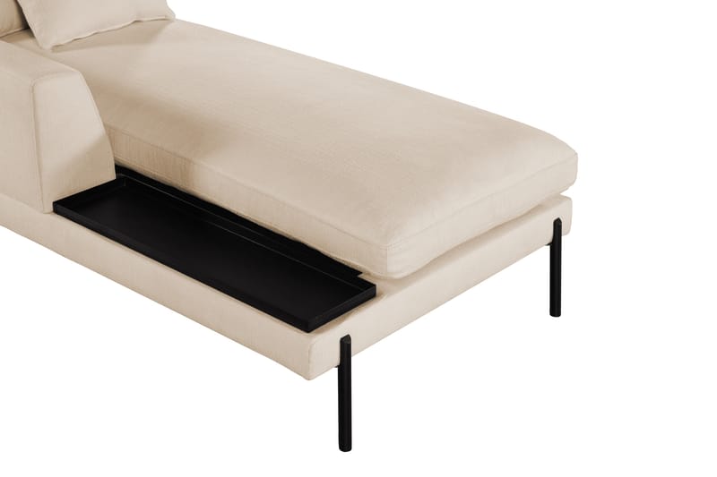 Divanmodul Treeton 92,5 cm Venstre - Beige - Øvrige moduler til modulsofa