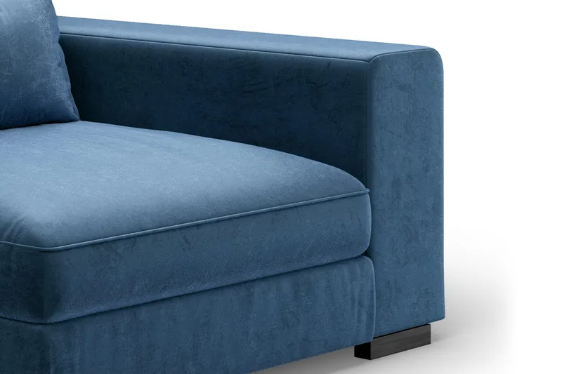 Dubai Armelene Høyre Fløyel, Blå