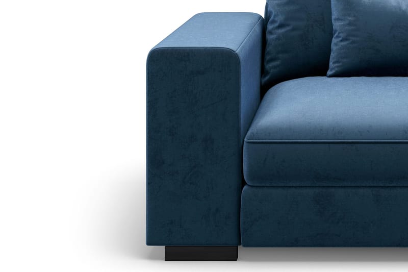Dubai Armelene Venstre Fløyel - Blå - Møbler - Sofaer - Modulsofaer - Øvrige moduler til modulsofa