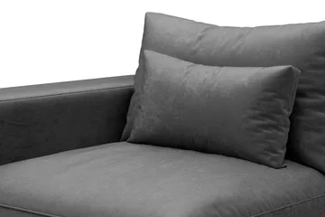 Dubai Armelene Venstre Fløyel - Mørkegrå - Møbler - Sofaer - Modulsofaer - Øvrige moduler til modulsofa