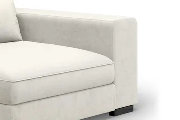 Dubai armlene høyre fløyel - Hvit - Møbler - Sofaer - Modulsofaer - Øvrige moduler til modulsofa