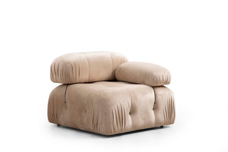 Høyremodul Belgin 95 cm - Beige - Øvrige moduler til modulsofa