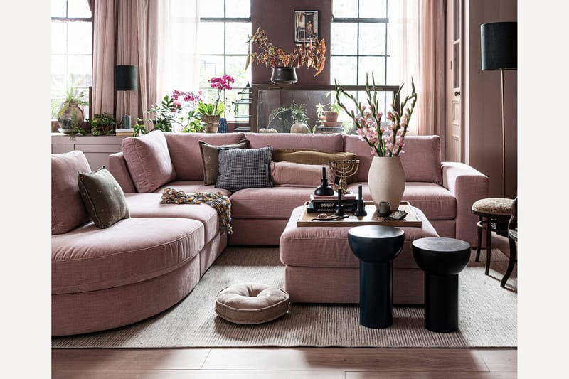 Kielstra Venstremodul - Rosa - Møbler - Sofaer - Modulsofaer - Øvrige moduler til modulsofa
