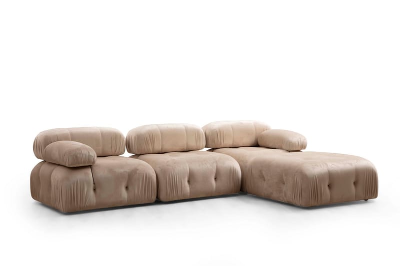 Venstremodul Belgin 95 cm - Beige - Øvrige moduler til modulsofa