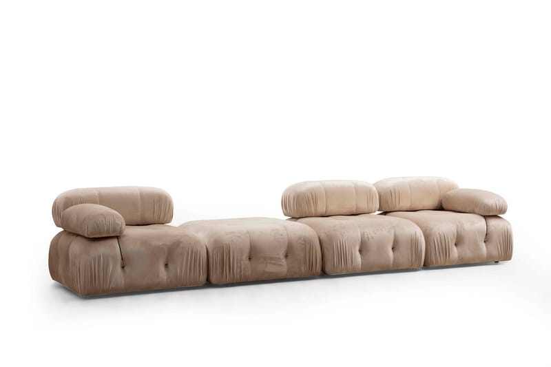 Venstremodul Belgin 95 cm - Beige - Øvrige moduler til modulsofa