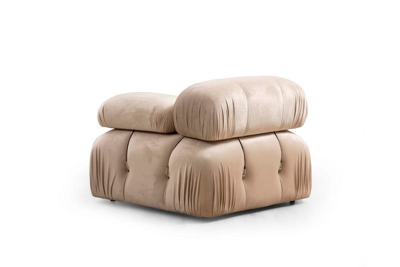 Venstremodul Belgin 95 cm - Beige - Øvrige moduler til modulsofa