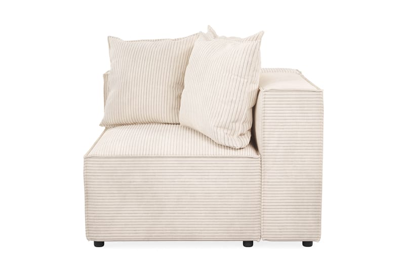 Venstremodul Narender 108 cm - Beige - Øvrige moduler til modulsofa