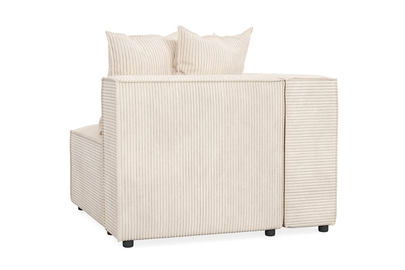 Venstremodul Narender 108 cm - Beige - Øvrige moduler til modulsofa