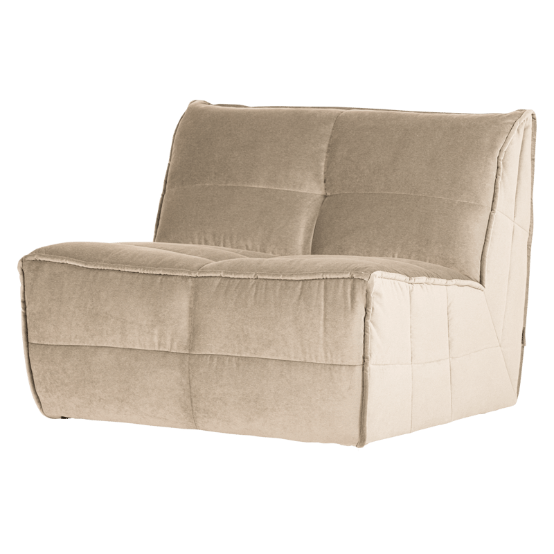 1-seters modul Cluster 105 cm, Beige