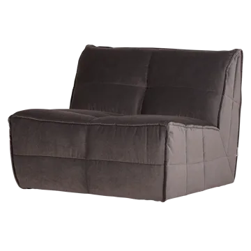 1-seters modul Cluster 105 cm - Sjokoladebrun - Møbler - Sofaer - Modulsofaer - Midtmodul