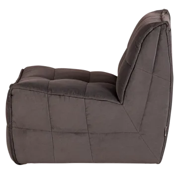 1-seters modul Cluster 105 cm - Sjokoladebrun - Møbler - Sofaer - Modulsofaer - Midtmodul