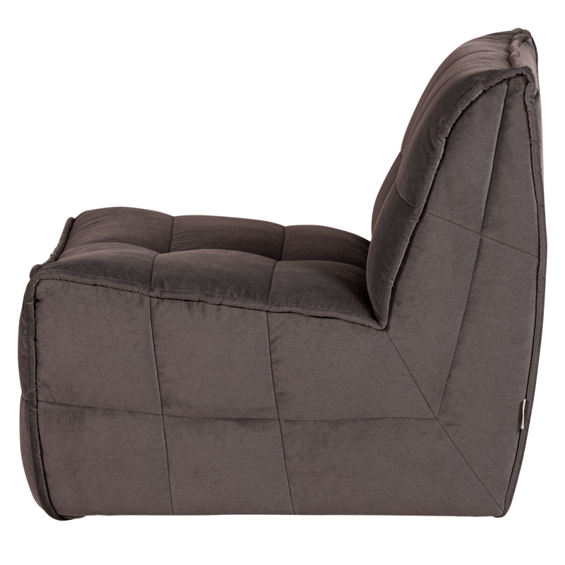 1-seters modul Cluster 105 cm - Sjokoladebrun - Møbler - Sofaer - Modulsofaer - Midtmodul