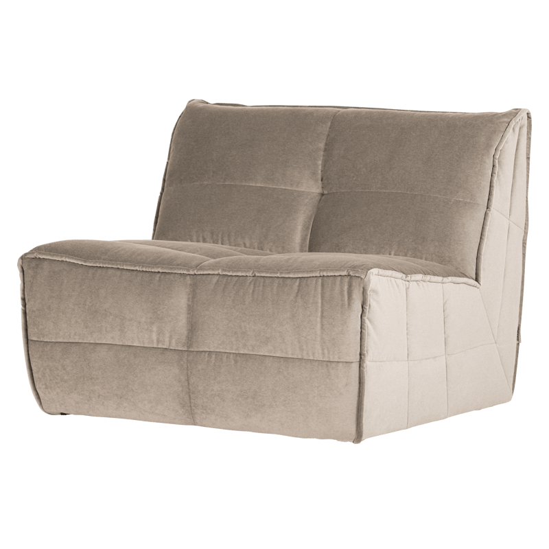 1-seters modul Cluster 105 cm, Taupe